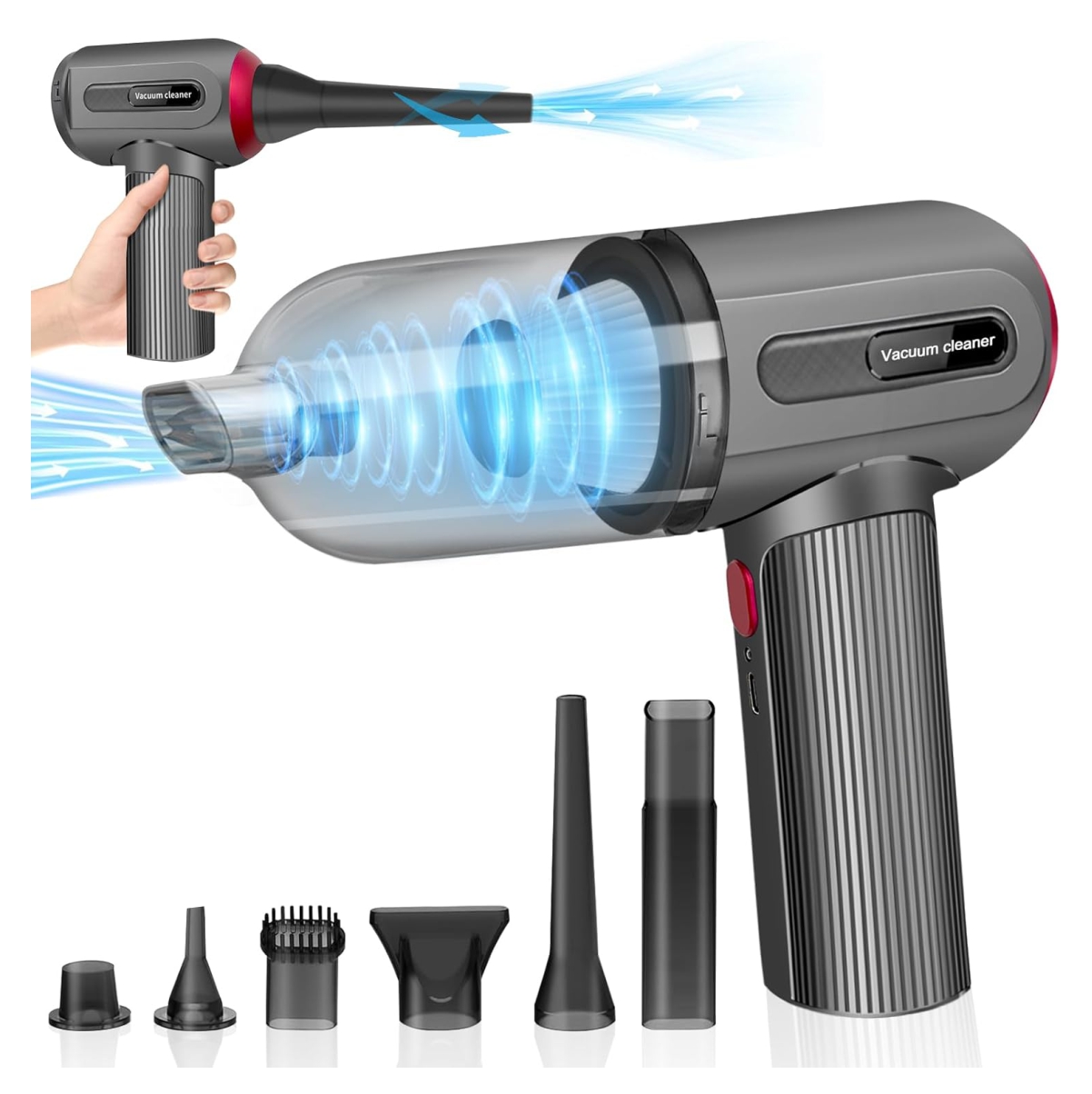 Miniatura 4 de Aspiradora sopladora de Mano 7 en 1